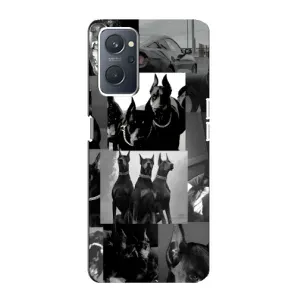 Чохол ДОБЕРМАН для Oppo A76 (Колаж Доберман)