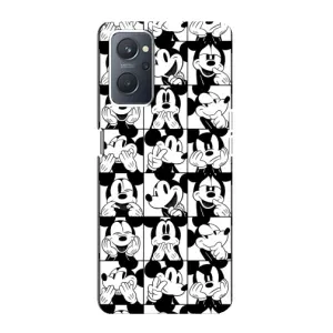 Чехол с рисунком «Коллаж Микки Маус» для OPPO A76