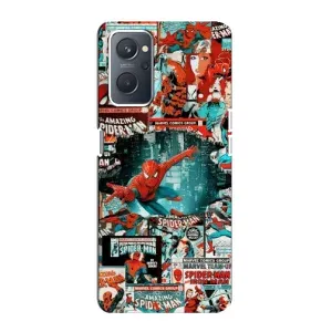 Чехол Супергерой Человека Паука на Oppo A76 (Комиксы Человек Паук)