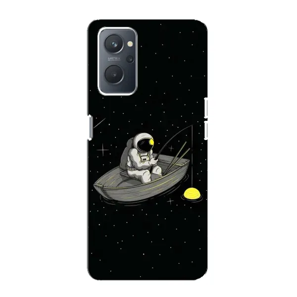 Чехол с рисунком «Космонавт на рыбалке» для OPPO A76 Чехол с рисунком «Космонавт на рыбалке» для OPPO A76