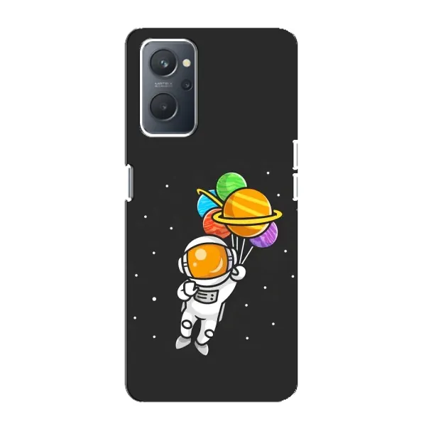 Чехол с рисунком «Космонавт с шариками» для OPPO A76 Чехол с рисунком «Космонавт с шариками» для OPPO A76