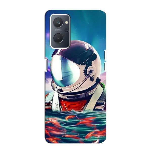Чехол с рисунком «Космонавт в воде» для OPPO A76 Чехол с рисунком «Космонавт в воде» для OPPO A76