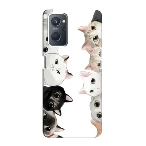 Силіконовий чохол з котиком для Oppo A76 (Коти)