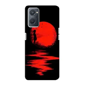 Літній Чохол на Oppo A76 (Червоний Захід сонця)