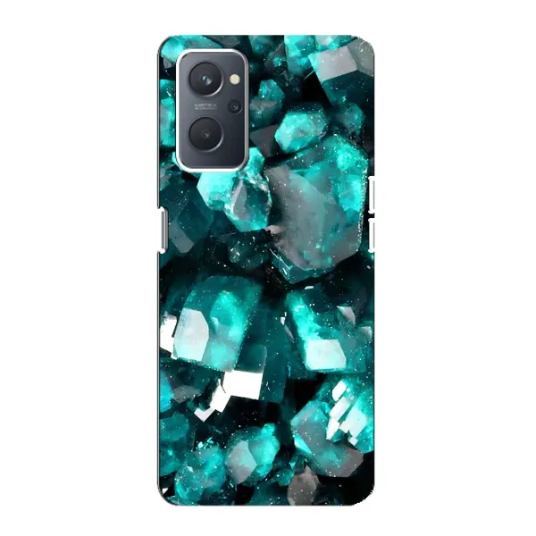 Чехол с рисунком «Кристалы» для OPPO A76
