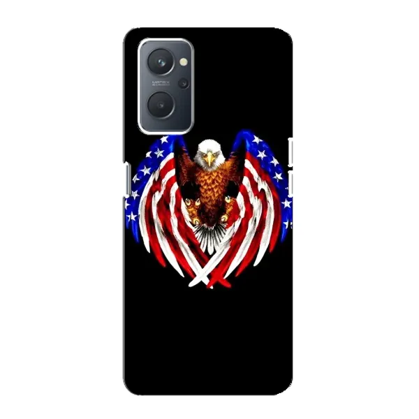 Чехол с рисунком «Крылья США» для OPPO A76