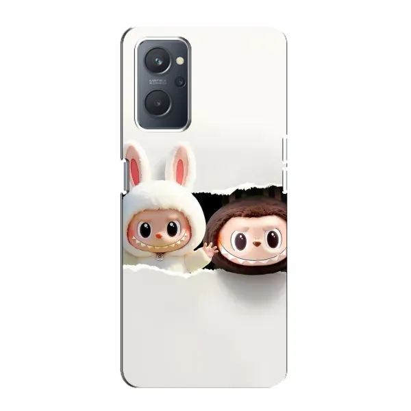 Чехол с рисунком «Фигурки Labubu» для OPPO A76 Чехол с рисунком «Фигурки Labubu» для OPPO A76