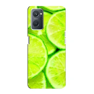 Чехол с изображением вкусной еды для Oppo A76 (Лайм)