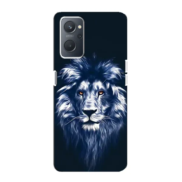 Чехол с рисунком «Лев - синий» для OPPO A76 Чехол с рисунком «Лев - синий» для OPPO A76