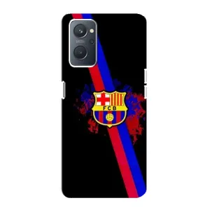 Чехол для Oppo A76 (Барселона) (Лого Барсы)