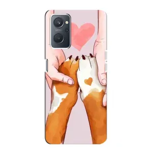 Чохол (ТПУ) Милі песики для Oppo A76 (Любов до собак)