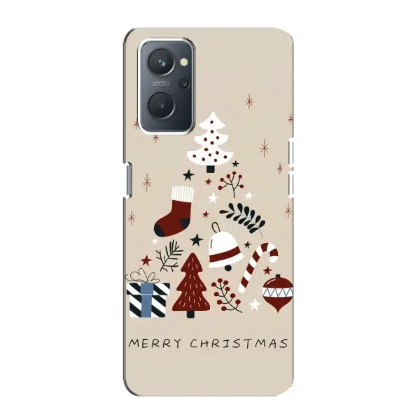 Чехол с рисунком «Merry Christmas» для OPPO A76 Чехол с рисунком «Merry Christmas» для OPPO A76