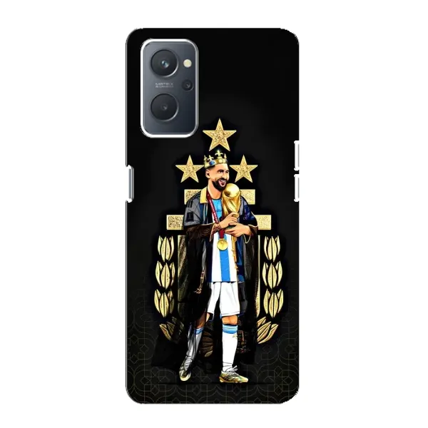Чехол с рисунком «Месси король» для OPPO A76
