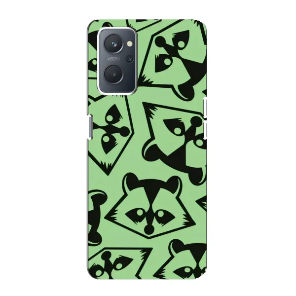 Чехол с рисунком «Мордочки Енота» для OPPO A76 Чехол с рисунком «Мордочки Енота» для OPPO A76