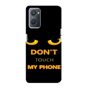 Чехол с Прикольным принтом на Oppo A76 (Не трогай мой телефон)