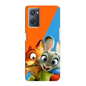 Чехол с рисунком «Ник и Хопс» для OPPO A76