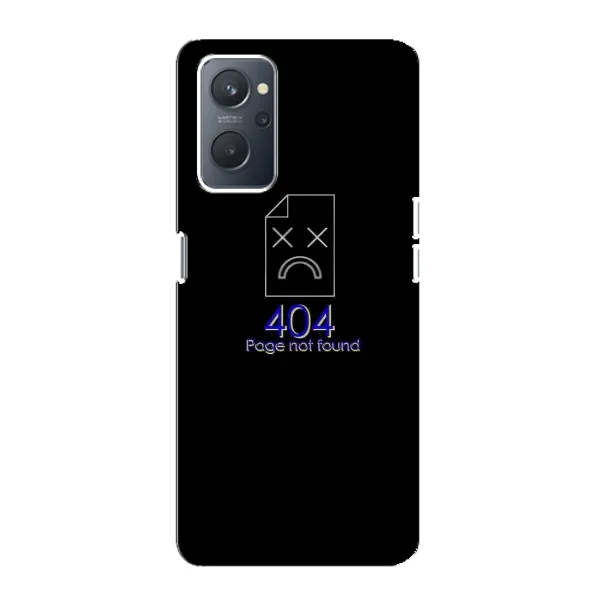 Чехол с рисунком «Ошибка 404» для OPPO A76 Чехол с рисунком «Ошибка 404» для OPPO A76