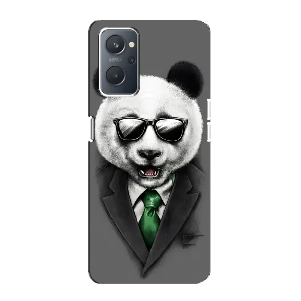 Чехол с рисунком «Панда в очках» для OPPO A76