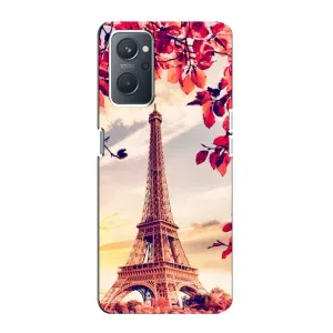Чехол с Эйфелевой башней на Oppo A76 (Paris photo)