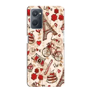 Чехол с Эйфелевой башней на Oppo A76 (Париж мечта)