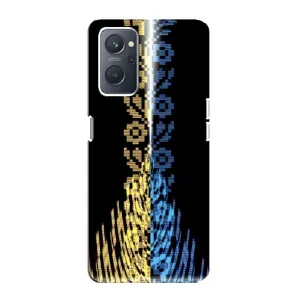 Силиконовый Чехол на Oppo A76 (Патриотическая вышиванка)