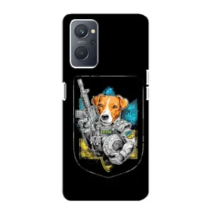 Чехол с принтом для Oppo A76 (Патрон Воин)