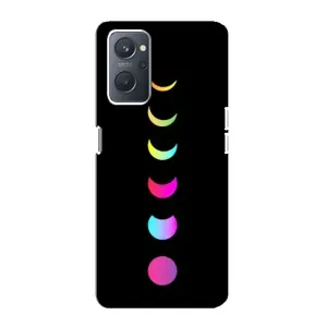 Чохол (ТПУ) з планетами на Oppo A76 (Повнолуння)
