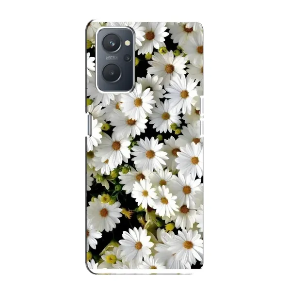 Чехол с рисунком «Рамка в ромашках» для OPPO A76 Чехол с рисунком «Рамка в ромашках» для OPPO A76