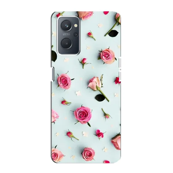 Чехол с рисунком «Разные цветы» для OPPO A76 Чехол с рисунком «Разные цветы» для OPPO A76
