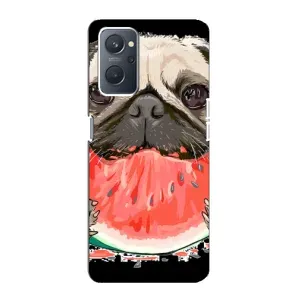 Чохол (ТПУ) Милі песики для Oppo A76 (Смішний Мопс)