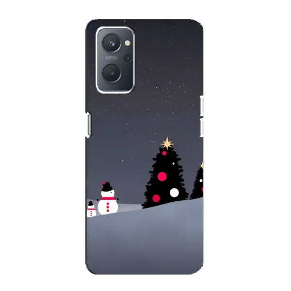 Чехол с рисунком «Снеговички» для OPPO A76