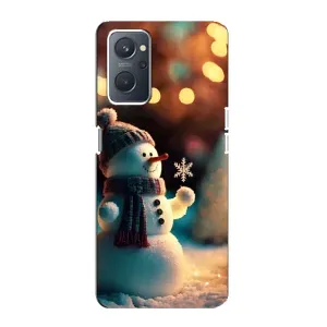 Чохли на Новий Рік Oppo A76 (Сніговик святковий)