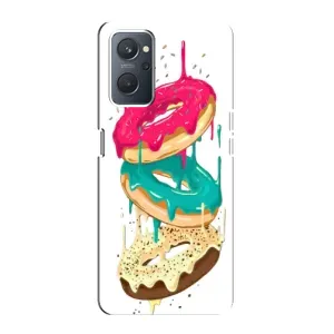 Чехол с изображением вкусной еды для Oppo A76 (Сочные пончики)