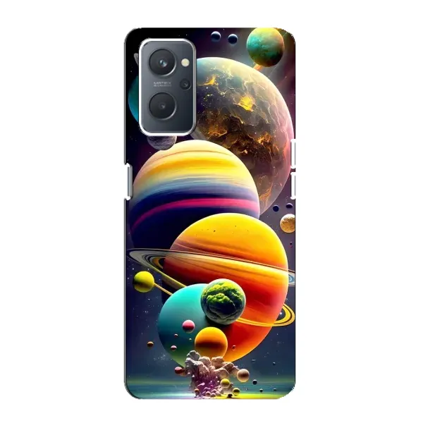 Чохол з малюнком «Сонячна система» для OPPO A76 Чохол з малюнком «Сонячна система» для OPPO A76