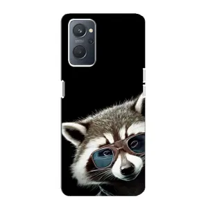 Силіконовий Чохол з Энотами на Oppo A76 (Стильний Єнот)