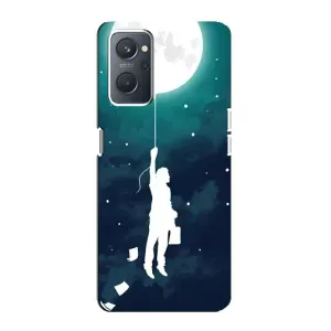 Чохол (ТПУ) з планетами на Oppo A76 (To The moon)
