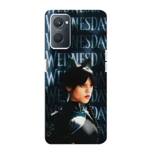 Чехлы с принтом Уэнсдей на Oppo A76 (Уэнздей с ушками)
