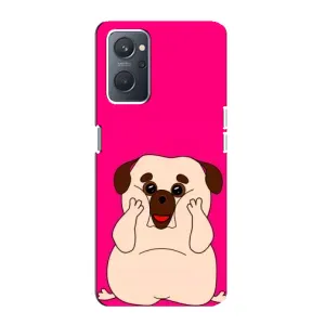 Чохол (ТПУ) Милі песики для Oppo A76 (Веселий Мопсік)