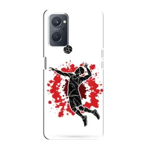 Чехлы с принтом Спортивная тематика для Oppo A76 (Волейболист)