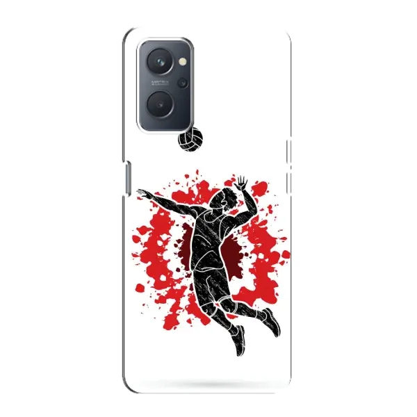 Чехол с рисунком «Волейболист» для OPPO A76 Чехол с рисунком «Волейболист» для OPPO A76