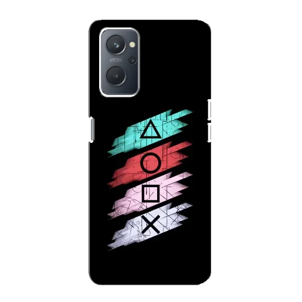 Чехол с рисунком «Значки Sony» для OPPO A76 Чехол с рисунком «Значки Sony» для OPPO A76