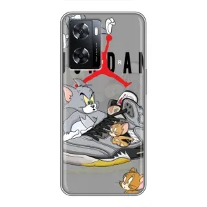 Силиконовый Чехол Nike Air Jordan на Оппо А77 (Air Jordan)