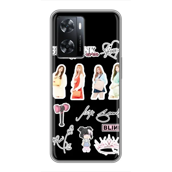 Чехол с рисунком «Арт блэкпинг» для OPPO A77