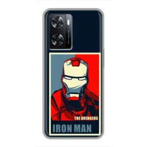 Чохол Супергерой Залізна Людина на Oppo A77 (Art Iron man)