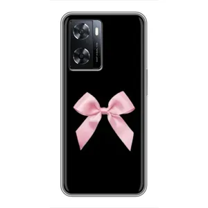 Чохол банти для Oppo A77 (Бант на чорному)
