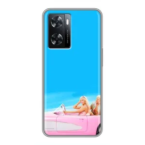Силіконовый Чохол Барбі фільм на Oppo A77 (Барбі і Кен)