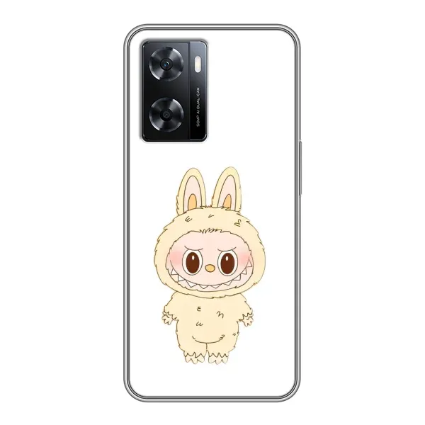 Чехол с рисунком «Бежевый Лабубу» для OPPO A77