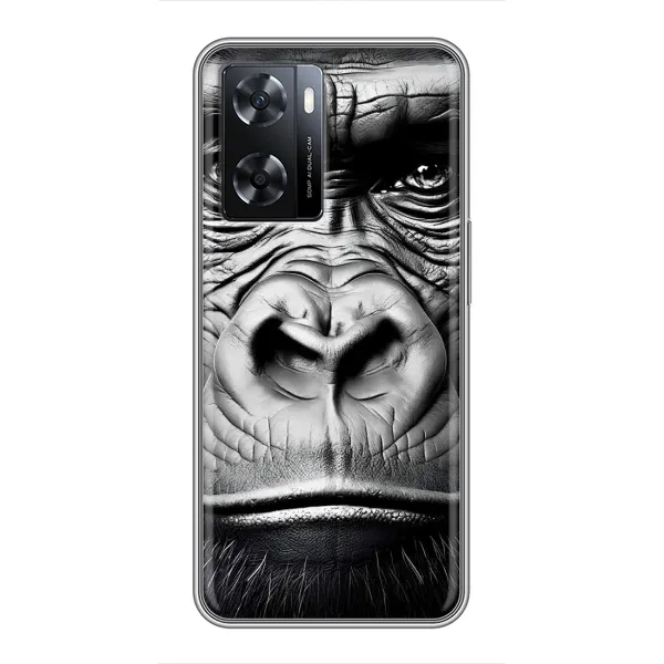 Чехол с рисунком «Черная обезьяна» для OPPO A77 Чехол с рисунком «Черная обезьяна» для OPPO A77