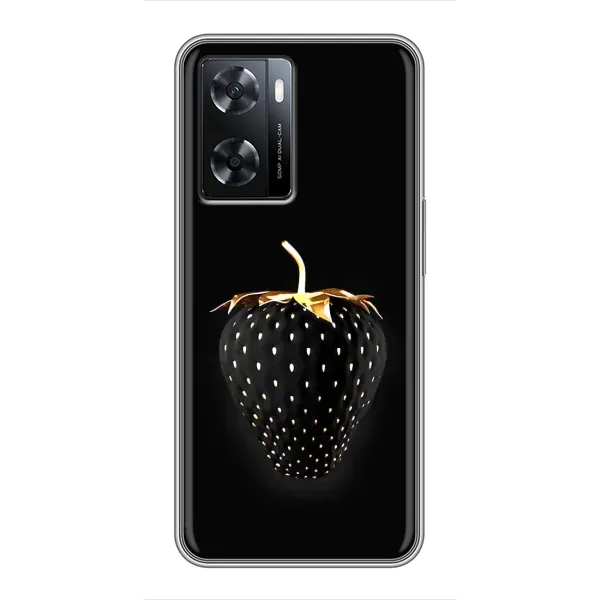 Чехол с рисунком «Чёрная клубника» для OPPO A77 Чехол с рисунком «Чёрная клубника» для OPPO A77