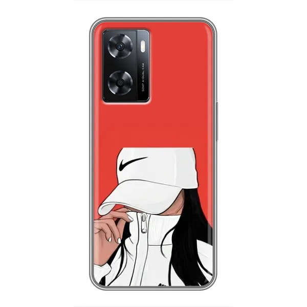 Чехол с рисунком «Девушка Nike» для OPPO A77 Чехол с рисунком «Девушка Nike» для OPPO A77